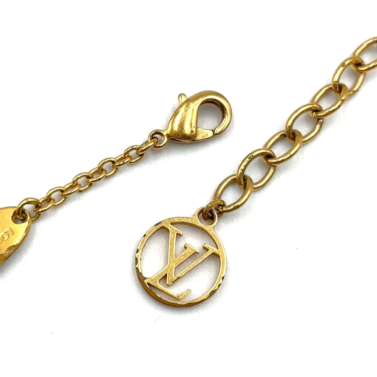 Louis Vuitton Collier Metal Gold Plated Silver Necklace — view 8