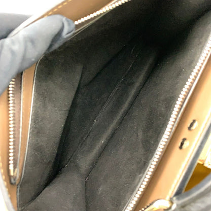 Fendi Peekaboo Eye Small Leather Black Handbag Silver — view 3