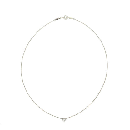 Tiffany & Co Diamond by the Yard Single 0.03 Silver Necklace — view 3