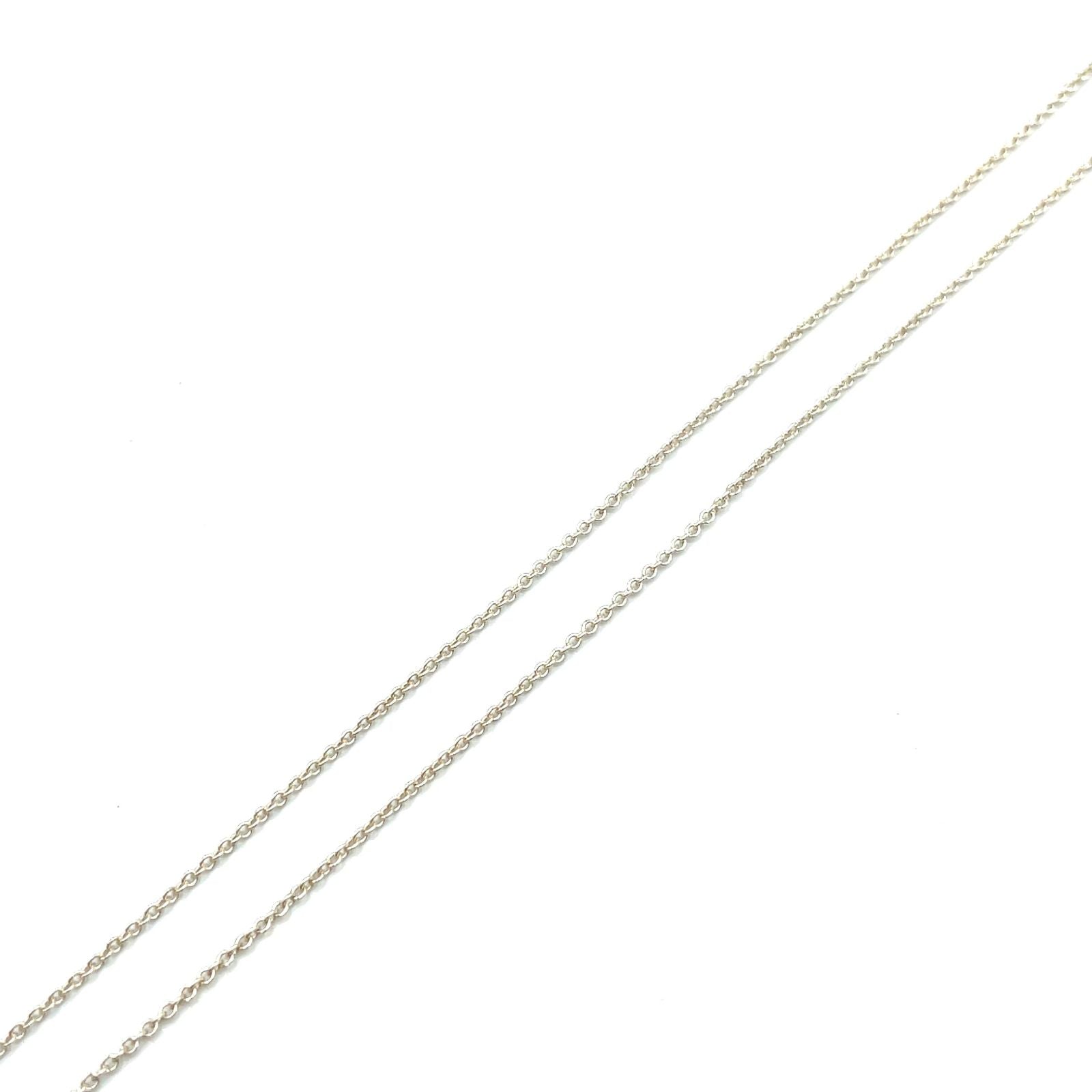Tiffany & Co Diamond by the Yard Single 0.03 Silver Necklace — view 6