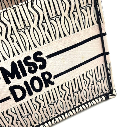 Dior Book Tote Canvas Navy Pink Beige — view 7