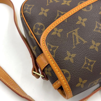 Louis Vuitton Sologne Monogram Leather Brown Shoulder Bag Gold — view 9