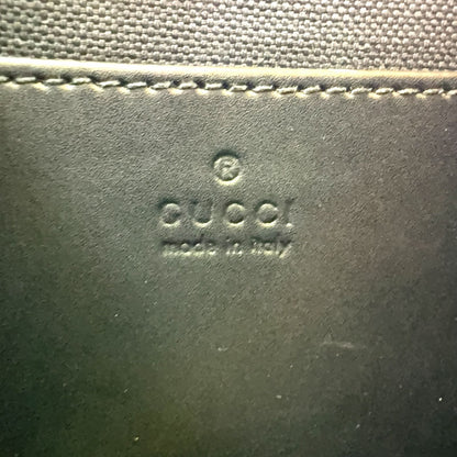 Gucci GG Supreme Small Leather Black Multicolor Shoulder Bag Silver — view 4