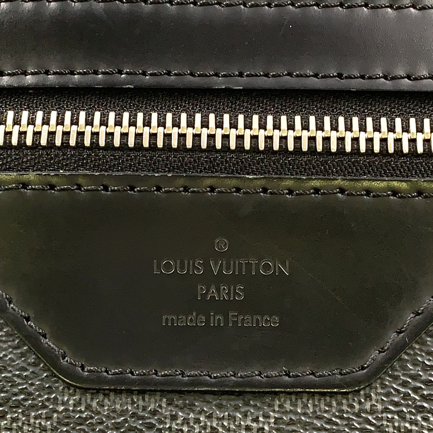 Louis Vuitton Daniel MM Damier Graphite Leather Black Shoulder Bag Silver — view 4