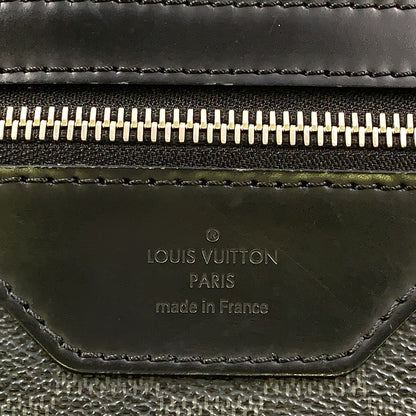 Louis Vuitton Daniel MM Damier Graphite Leather Black Shoulder Bag Silver — view 4