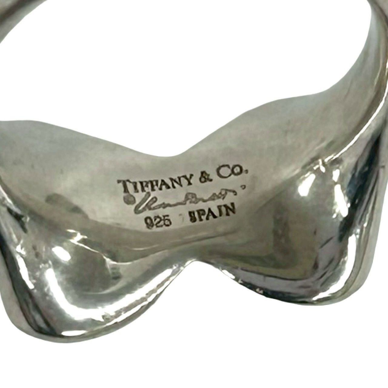Tiffany & Co Butterfly Motif Ring 925 Sterling Silver — view 3