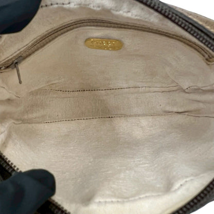 Gucci Vintage Plus Logo Leather Mini Shoulder Bag Brown — view 9