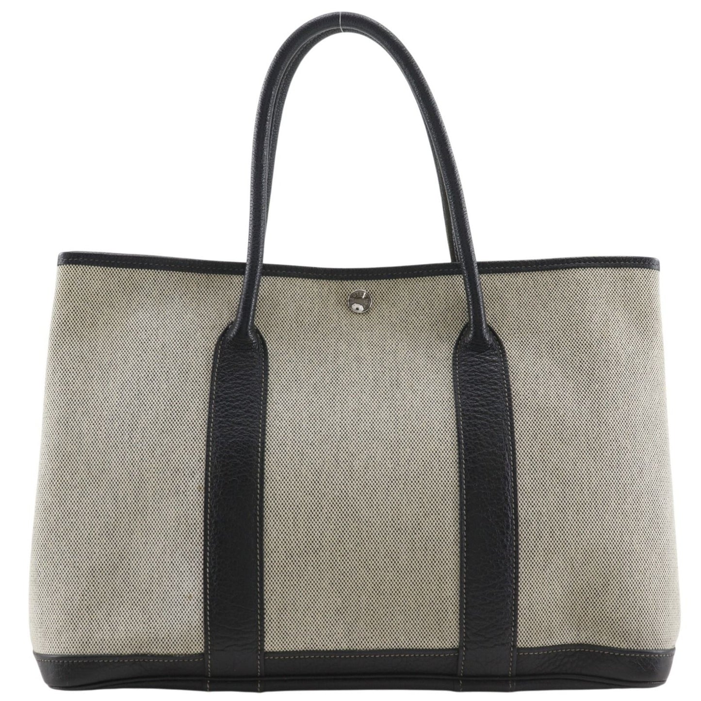 Hermes Garden Party PM 36 Toile Ash Gray Tote