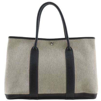Hermes Garden Party PM 36 Toile Ash Gray Tote