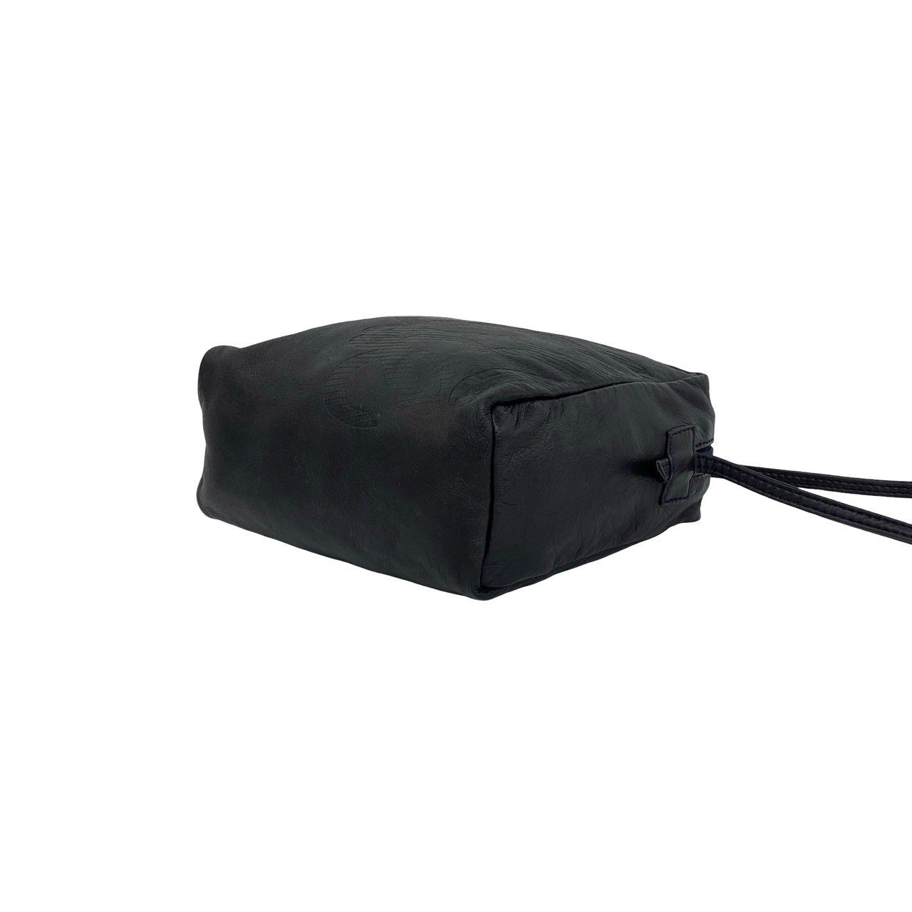 Loewe Vintage Anagram Logo Leather Mini Shoulder Bag Pochette Crossbody Dark — view 8