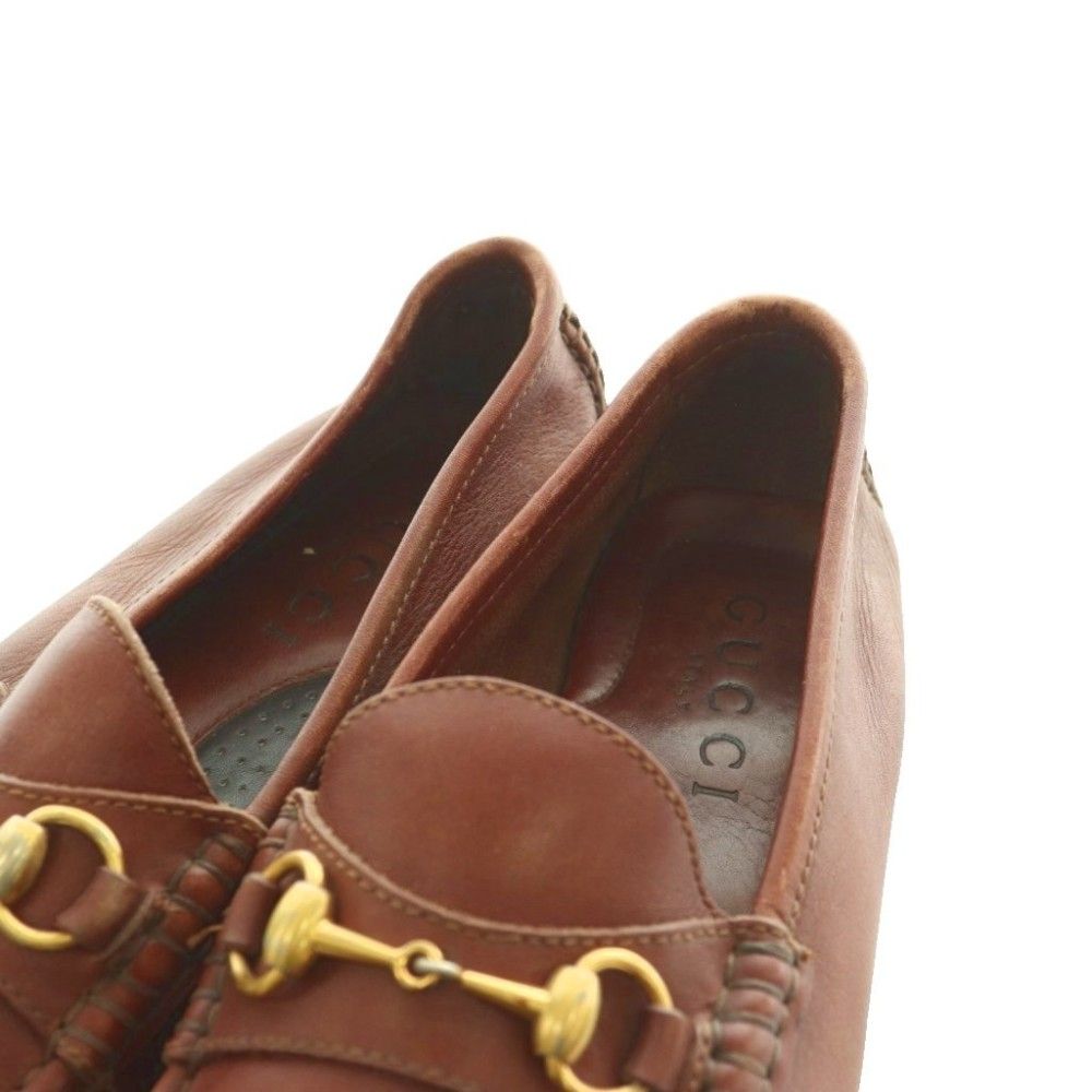 Gucci Horsebit Loafers Leather Brown SS — view 4