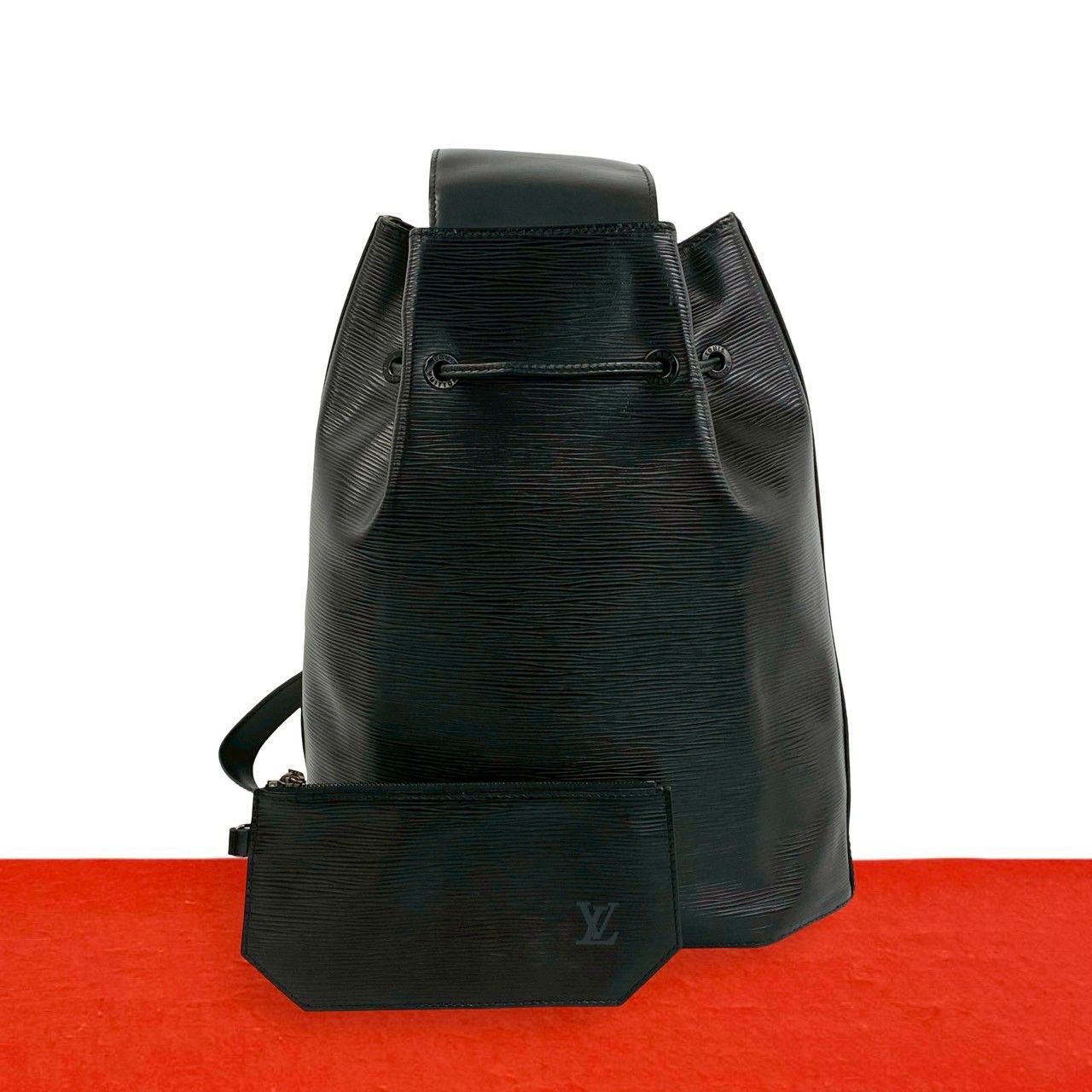 Louis Vuitton Vintage Sac Dos Epi Leather Belt Bag Noir