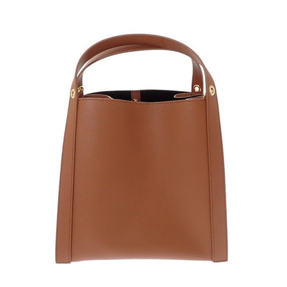 Celine Small Cubo 2-Way Shoulder Bag Calf Brown Soft Tan Gold — view 3