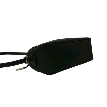 Gucci Vintage Micro GG Logo Leather Mini Shoulder Bag Pochette Black — view 7