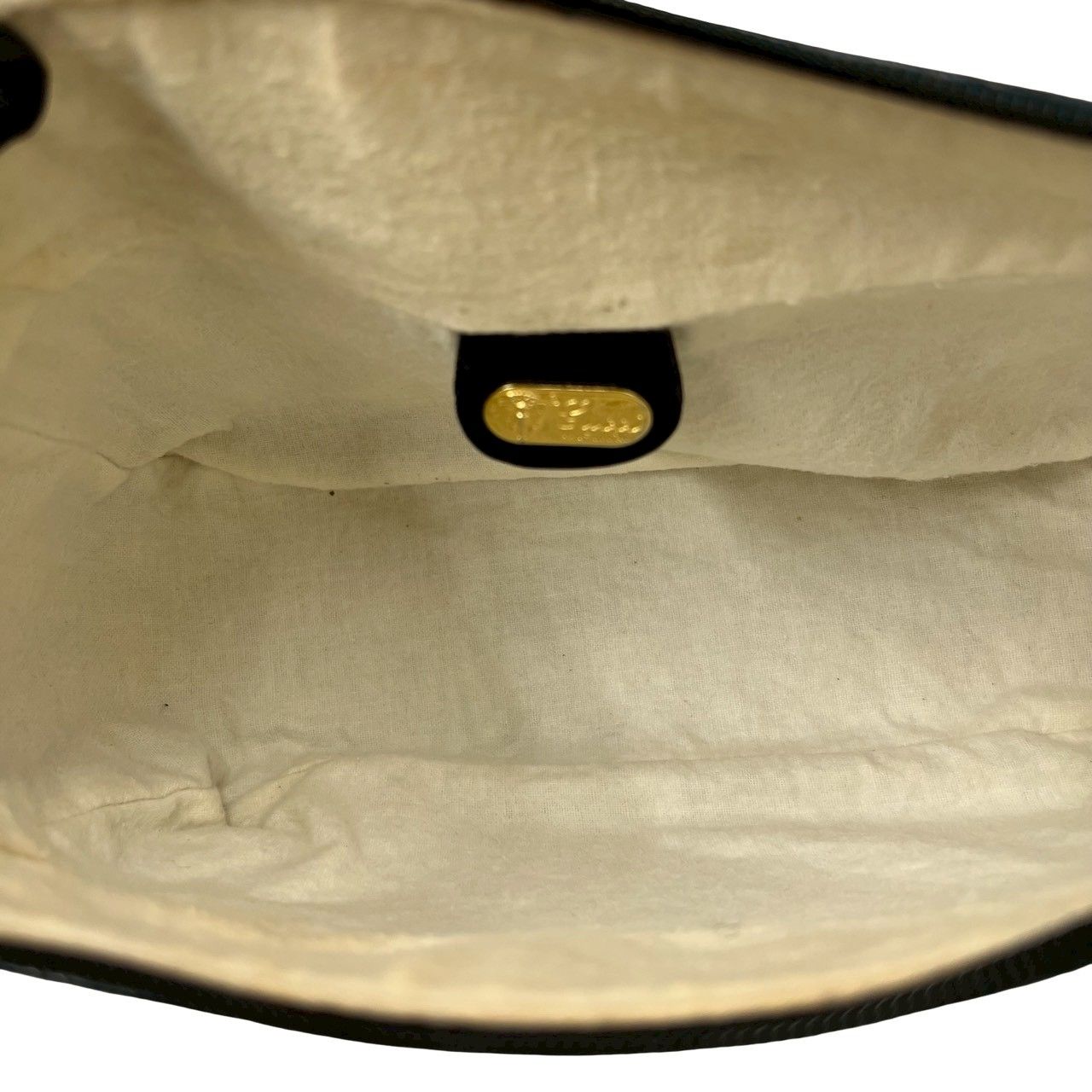 Gucci Vintage Micro GG Logo Leather Mini Shoulder Bag Pochette Black — view 9