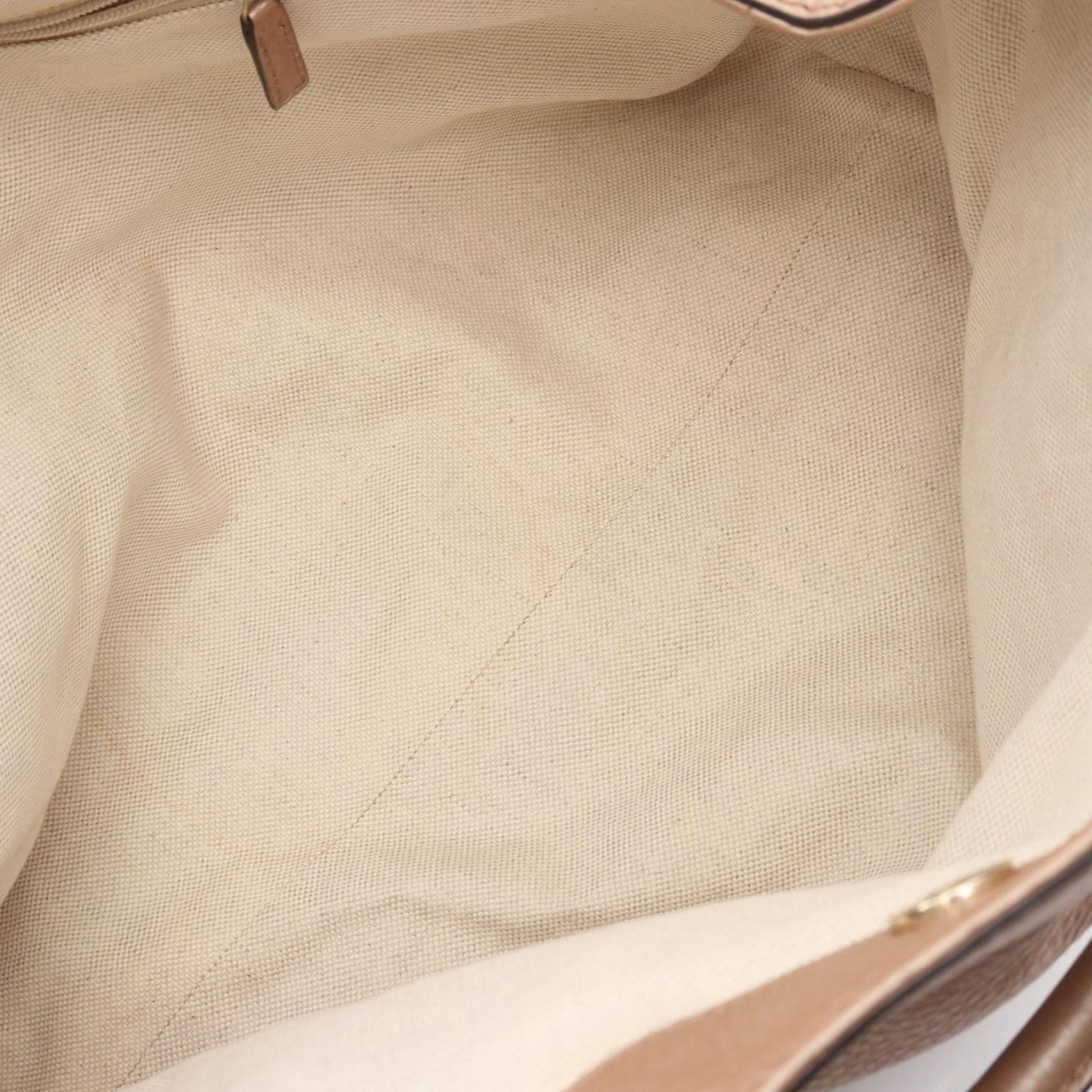 Gucci Handbag Light Brown Leather Tote — view 6