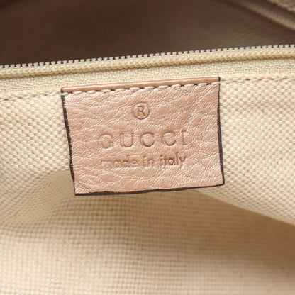 Gucci Handbag Light Brown Leather Tote — view 4