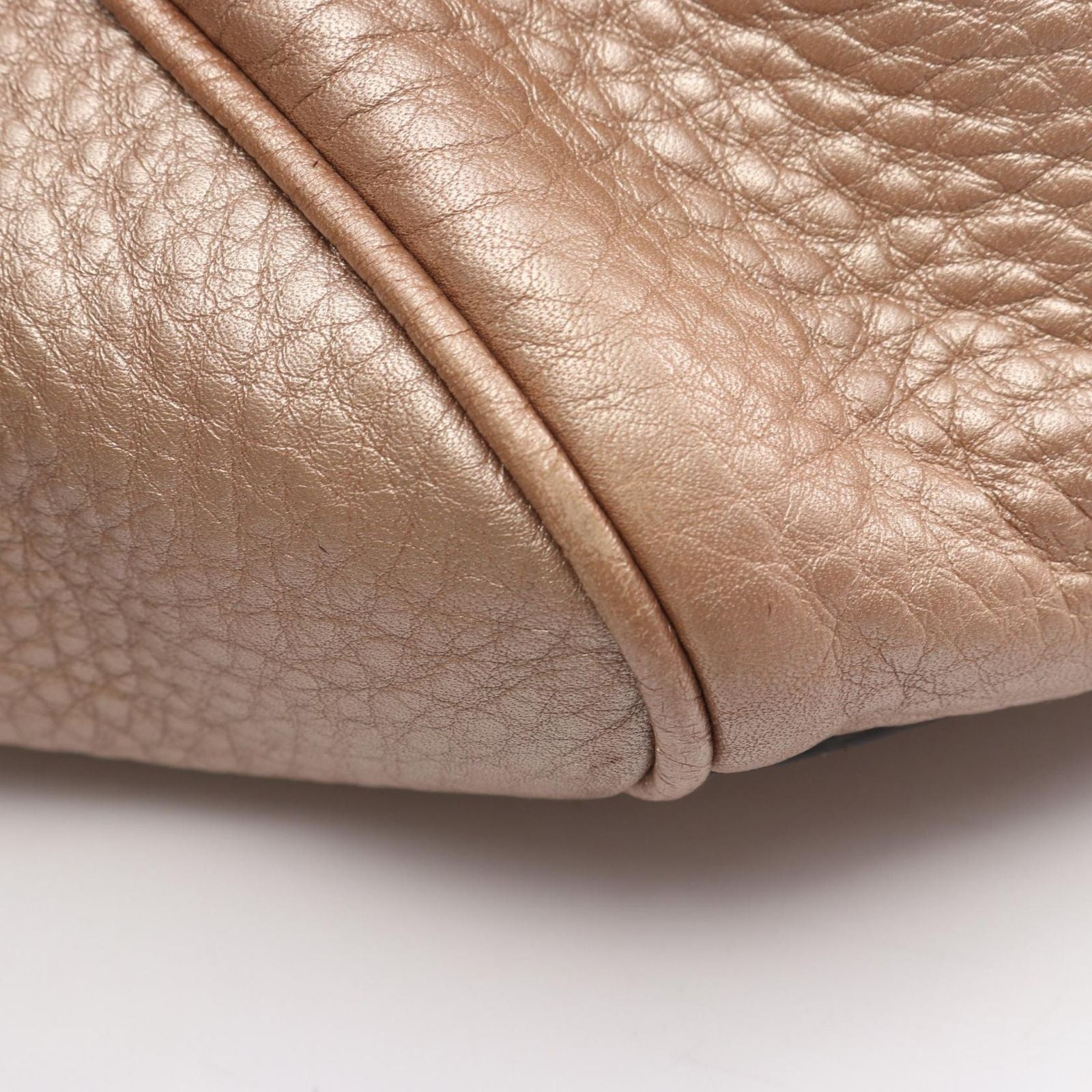 Gucci Handbag Light Brown Leather Tote — view 5