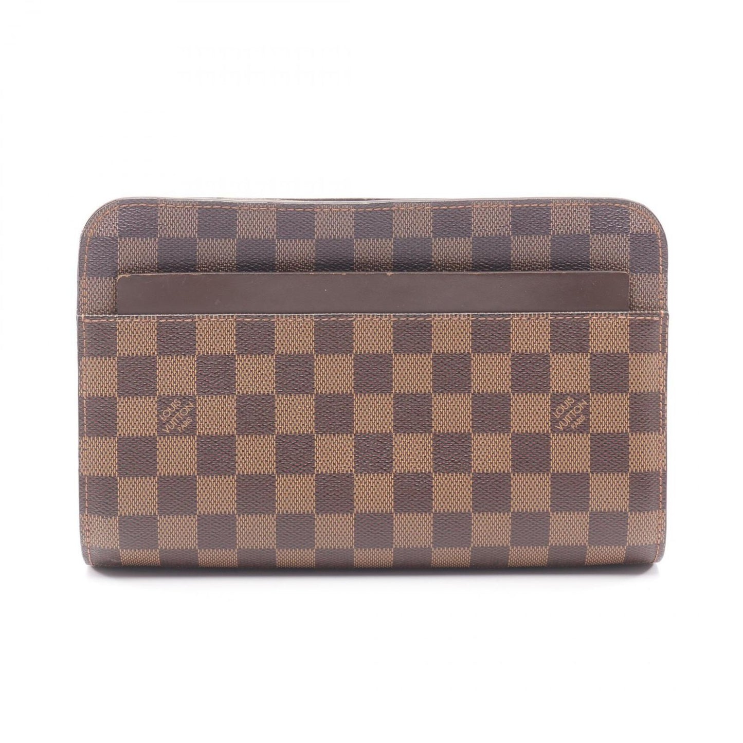 Louis Vuitton Clutch Saint Canvas Leather