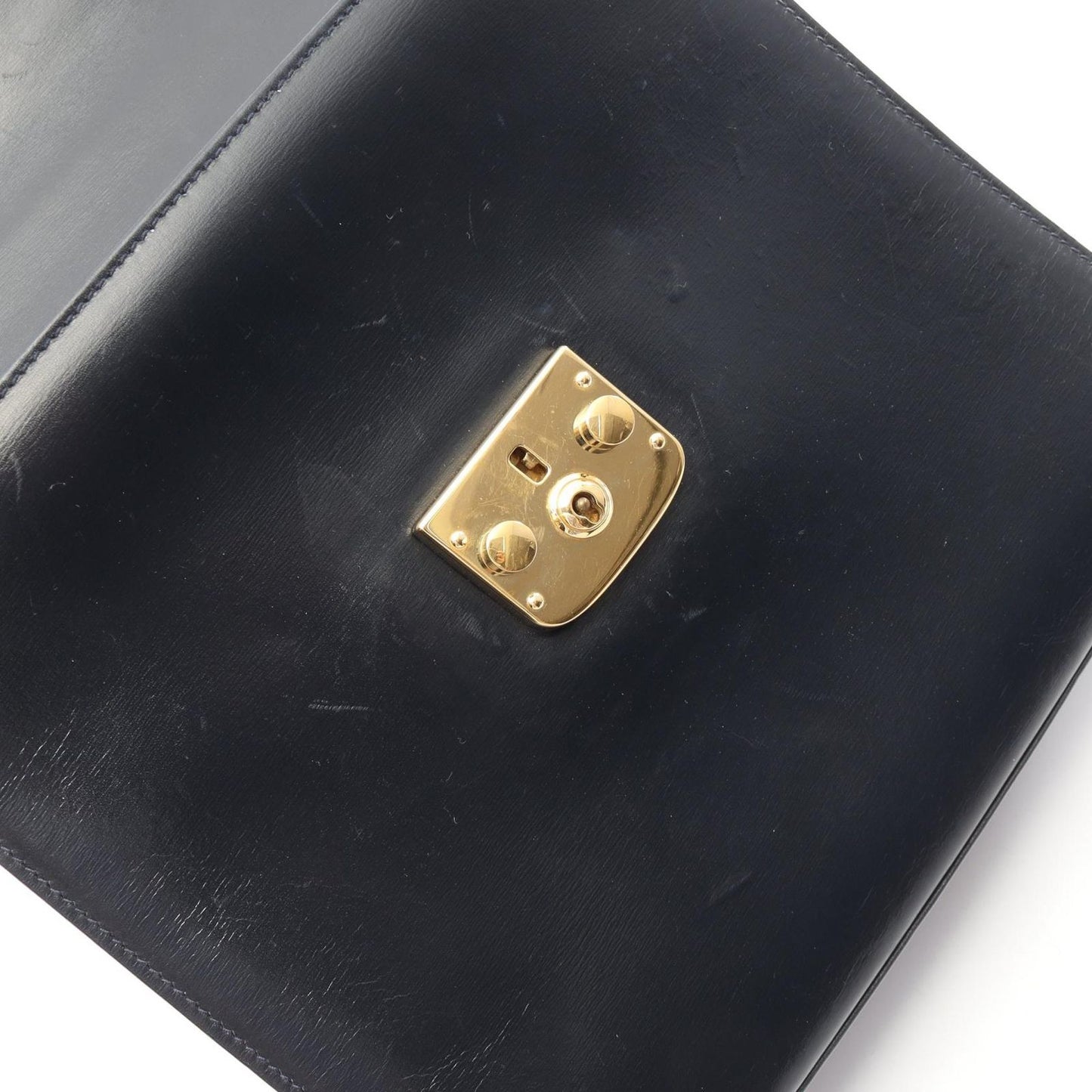 Gucci Handbag Ladylock 2-Way 000 26 Black Leather Shoulder — view 9