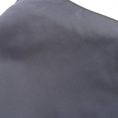 Prada Shoulder Bag Triangle Logo Navy Nylon Saffiano Leather — view 9