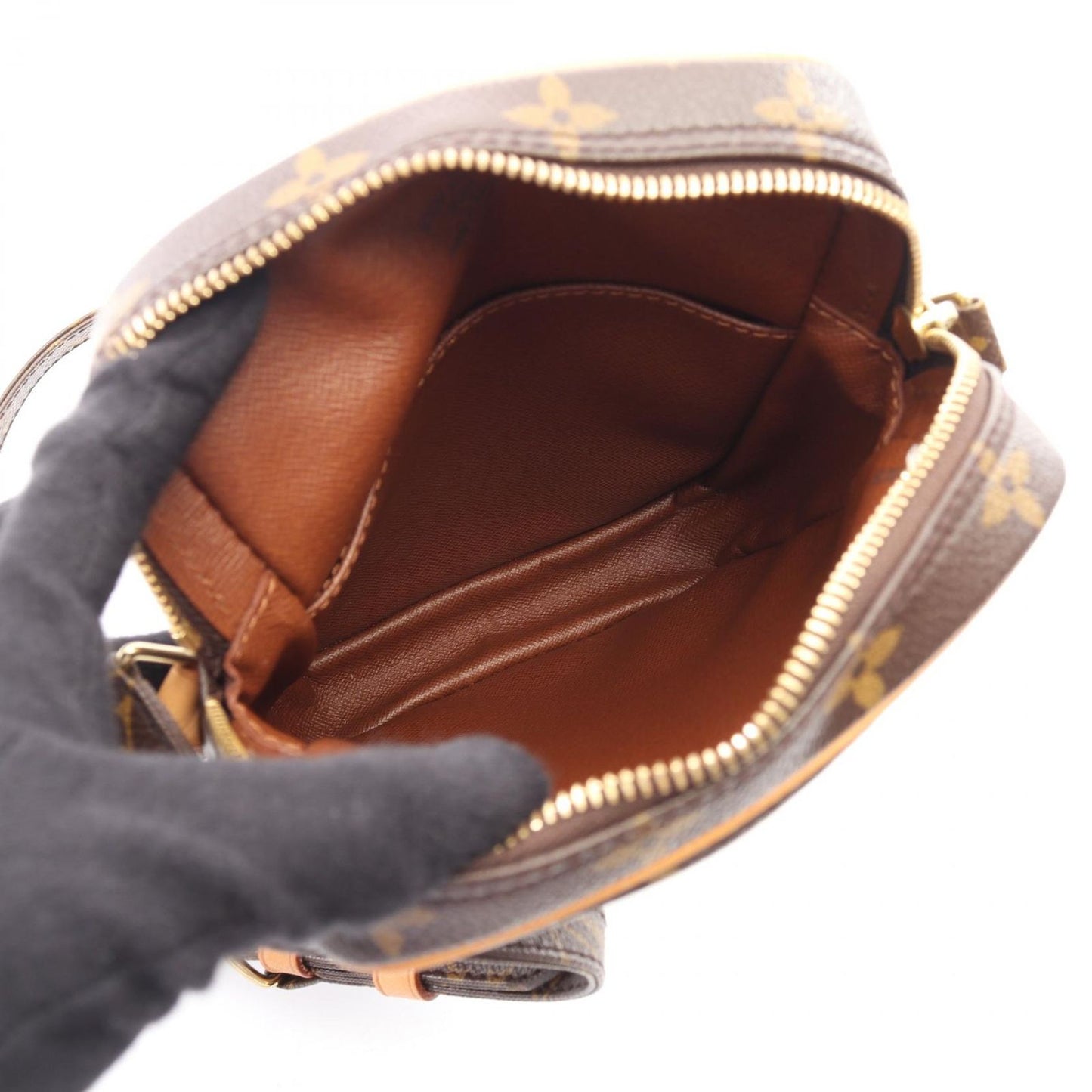 Louis Vuitton Shoulder Bag Danube Canvas Leather — view 3