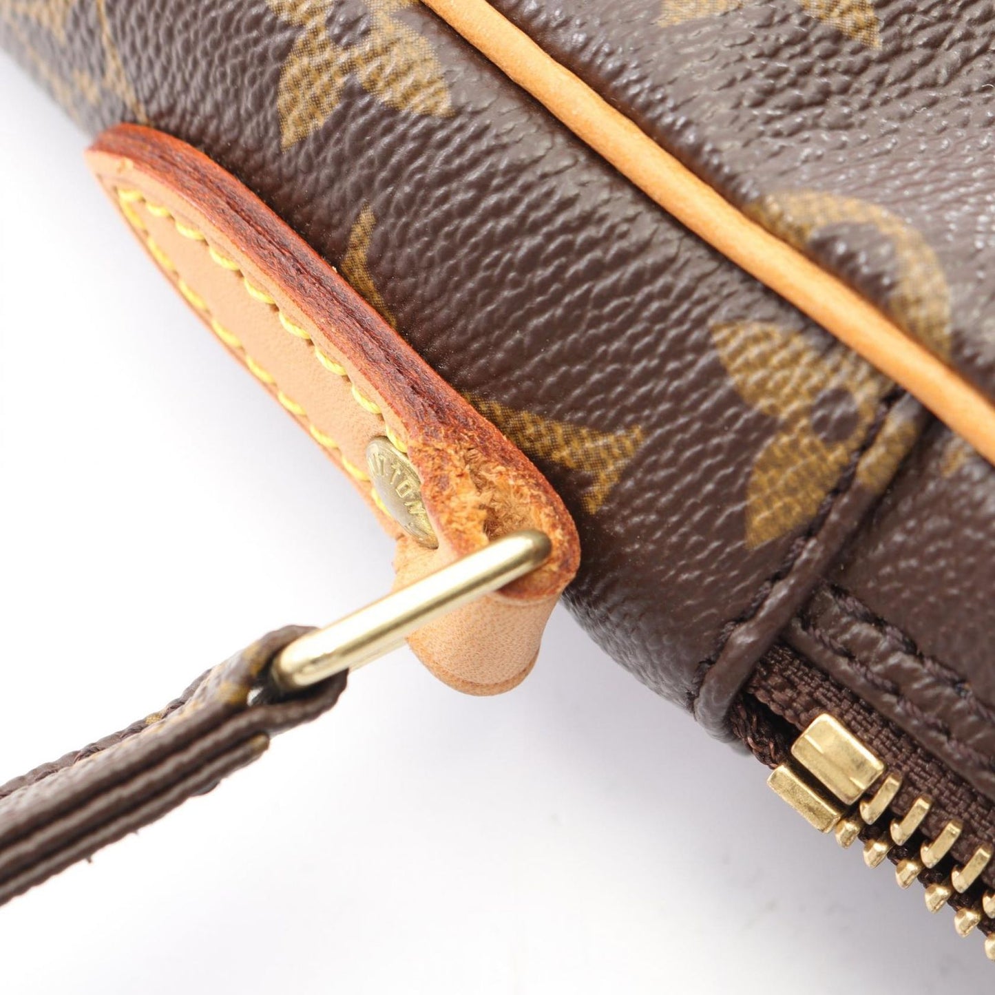 Louis Vuitton Shoulder Bag Danube Canvas Leather — view 8