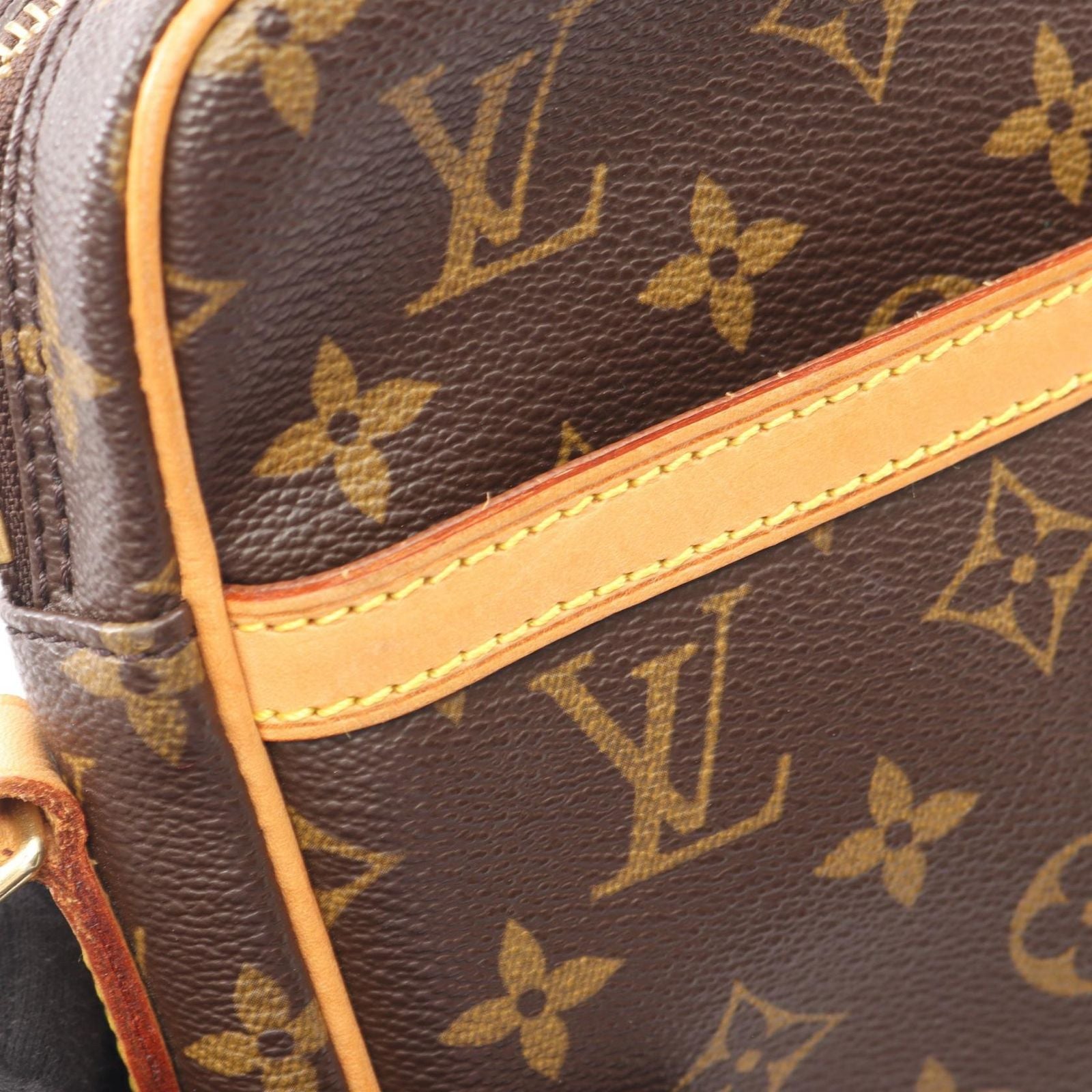 Louis Vuitton Shoulder Bag Danube Canvas Leather — view 7