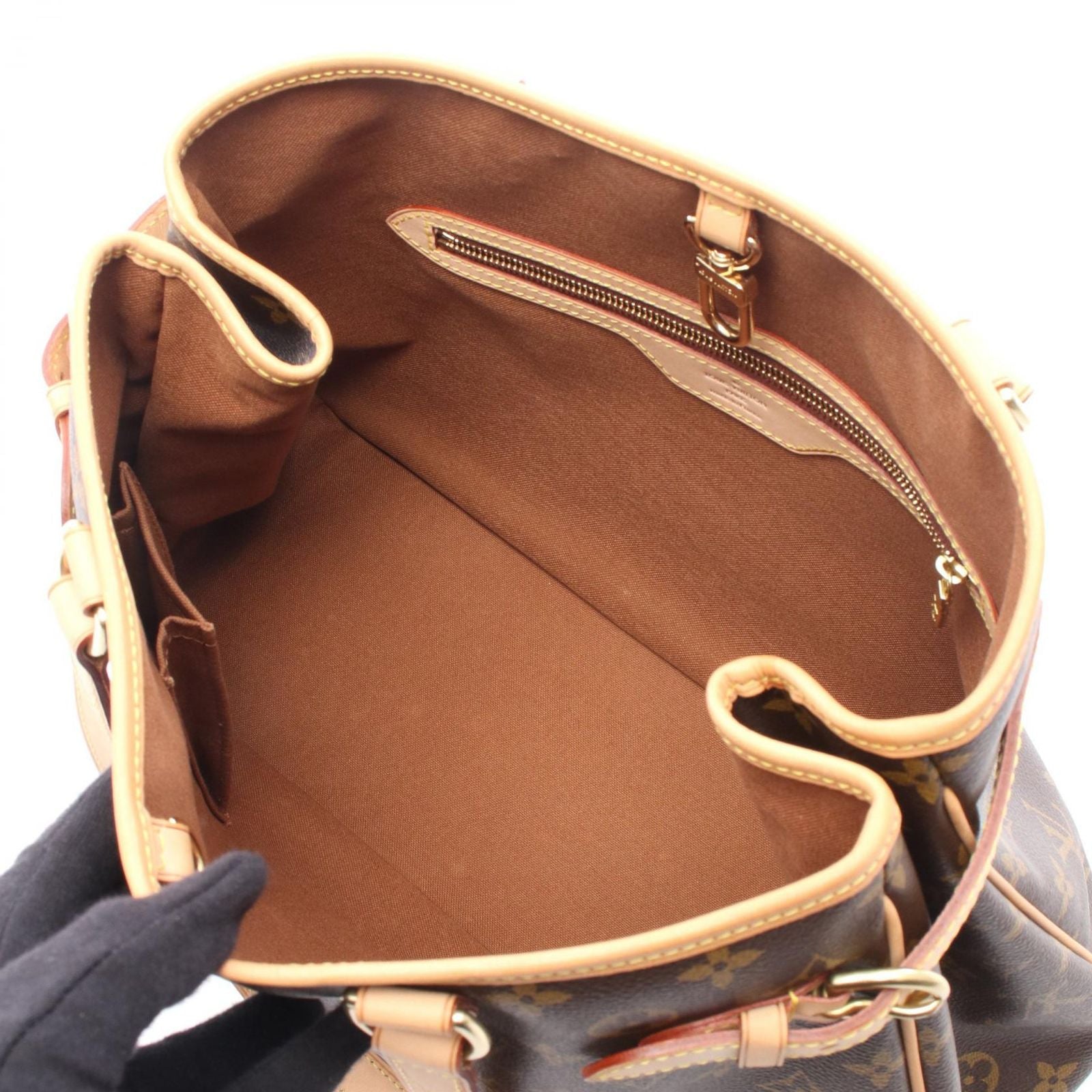 Louis Vuitton Shoulder Bag Batignolles Oriental Canvas Leather — view 3