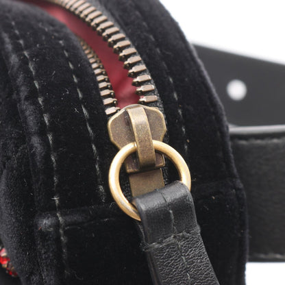 Gucci Waist Bag GG Marmont Line Stone Star Black Fabric Crystal Baltic — view 8