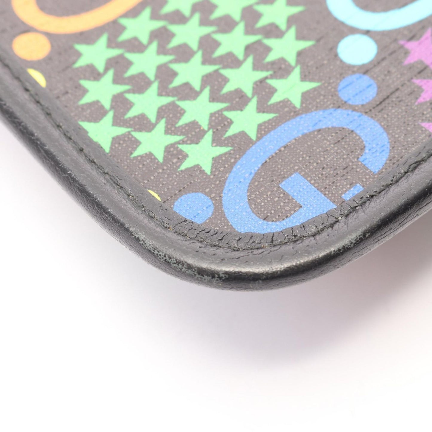 Gucci Waist Bag GG Psychedelic Black Multi Canvas Leather — view 8