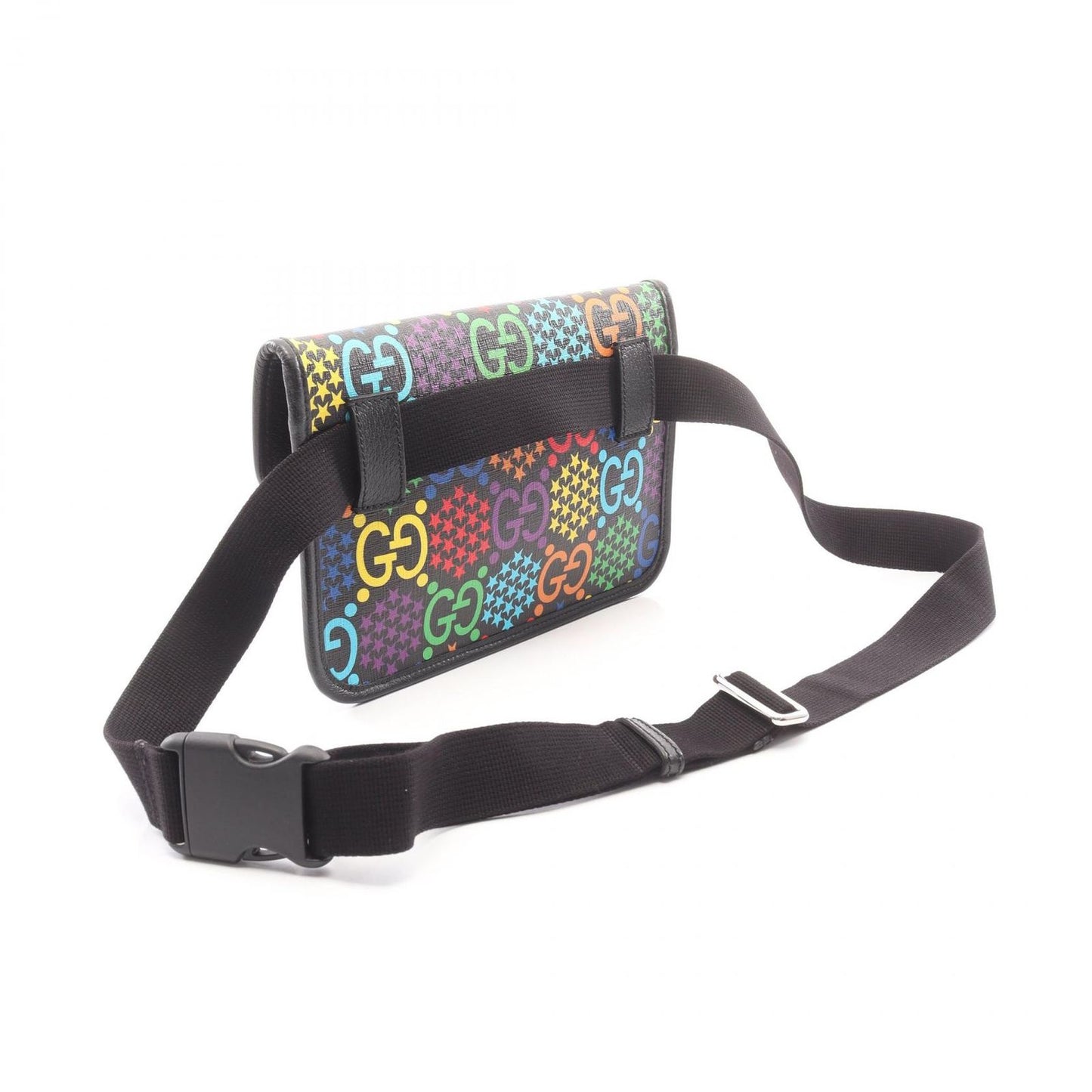 Gucci Waist Bag GG Psychedelic Black Multi Canvas Leather — view 2