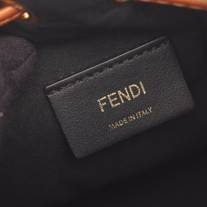 Fendi Handbag Mini Montresor 2-Way Natural Brown Multi Canvas Leather — view 4