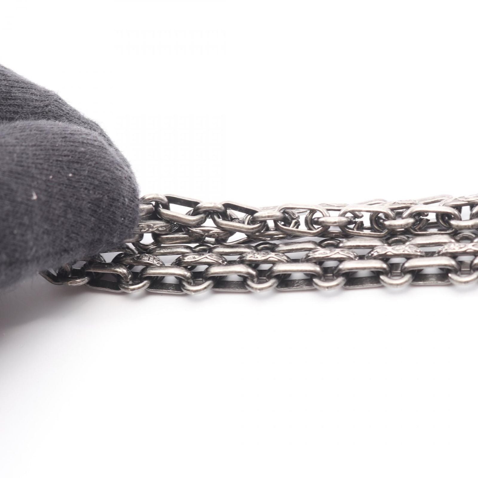 Chanel Shoulder Bag 2.55 Quilted Mademoiselle Chain Double Flap Black Leather — view 8