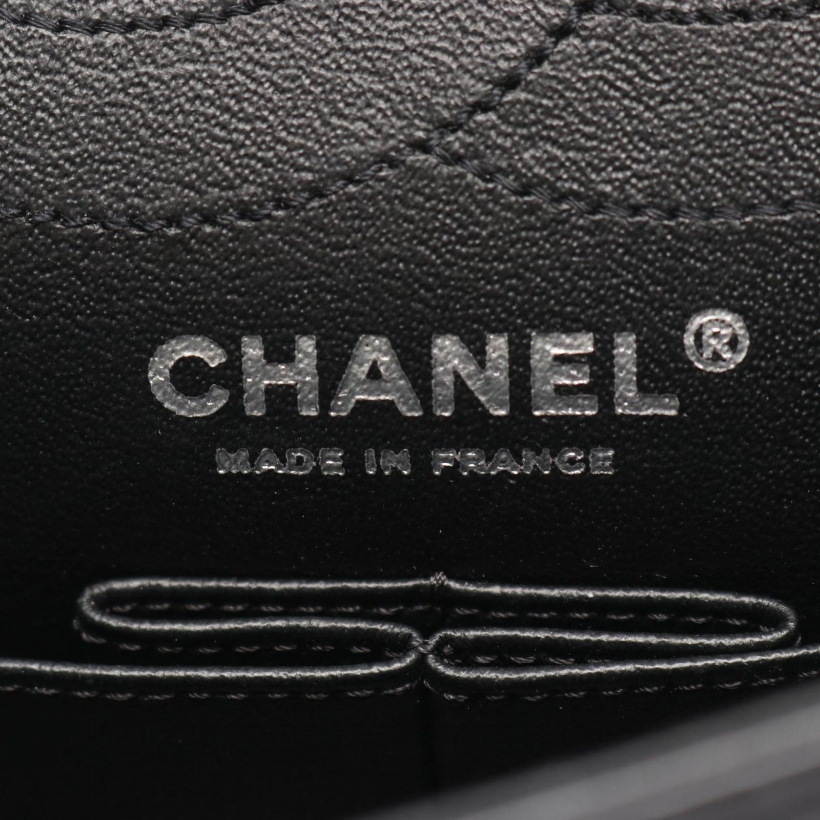 Chanel Shoulder Bag 2.55 Quilted Mademoiselle Chain Double Flap Black Leather — view 4