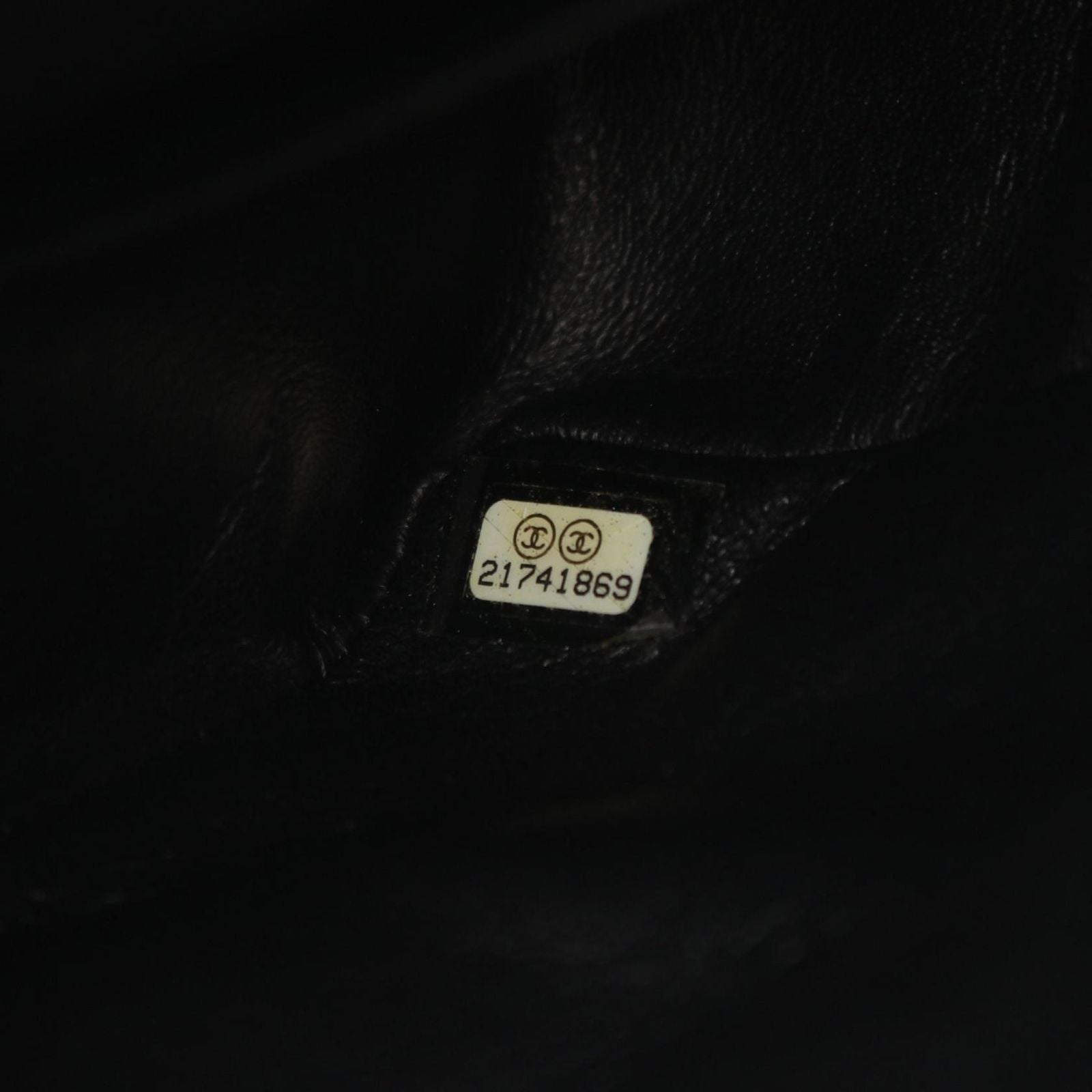Chanel Shoulder Bag 2.55 Quilted Mademoiselle Chain Double Flap Black Leather — view 5