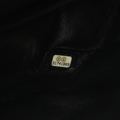 Chanel Shoulder Bag 2.55 Quilted Mademoiselle Chain Double Flap Black Leather — view 5