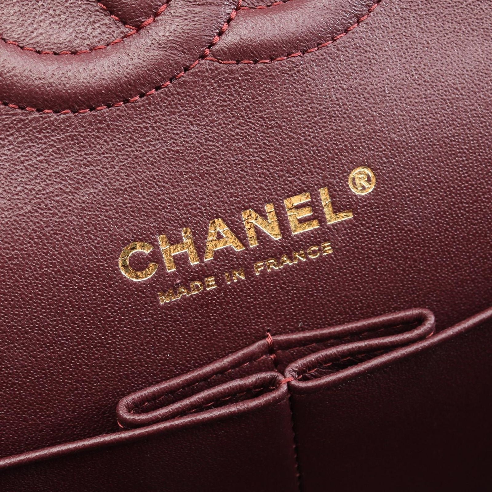 Chanel Shoulder Bag Quilted Double Flap Black Caviar Leather Chain — view 4