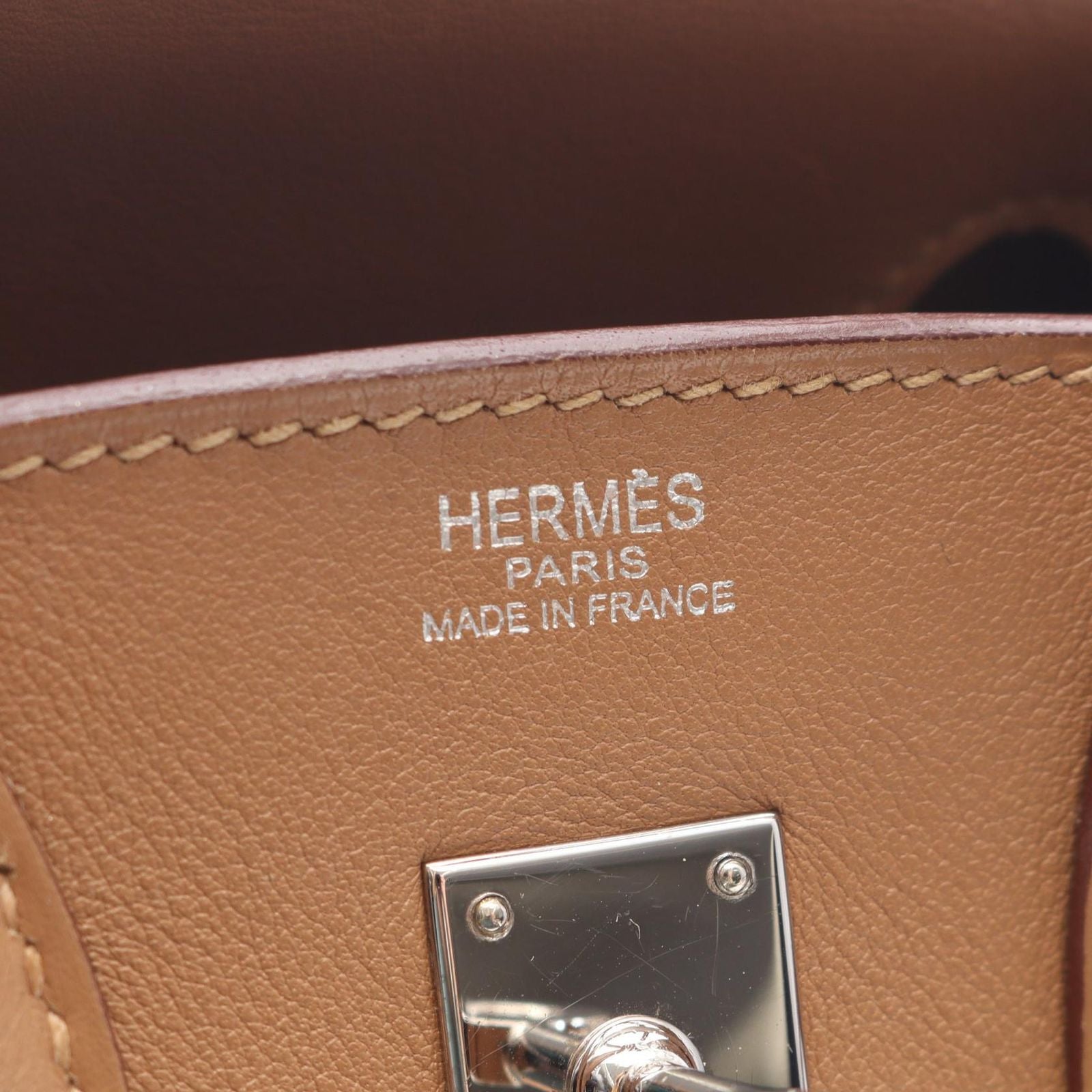 Hermes Handbag Birkin 25 Leather Calf — view 4