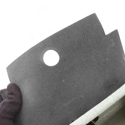 Hermes Shoulder Bag Herbag Zip Mini Black Vert Moyane Canvas Leather — view 8