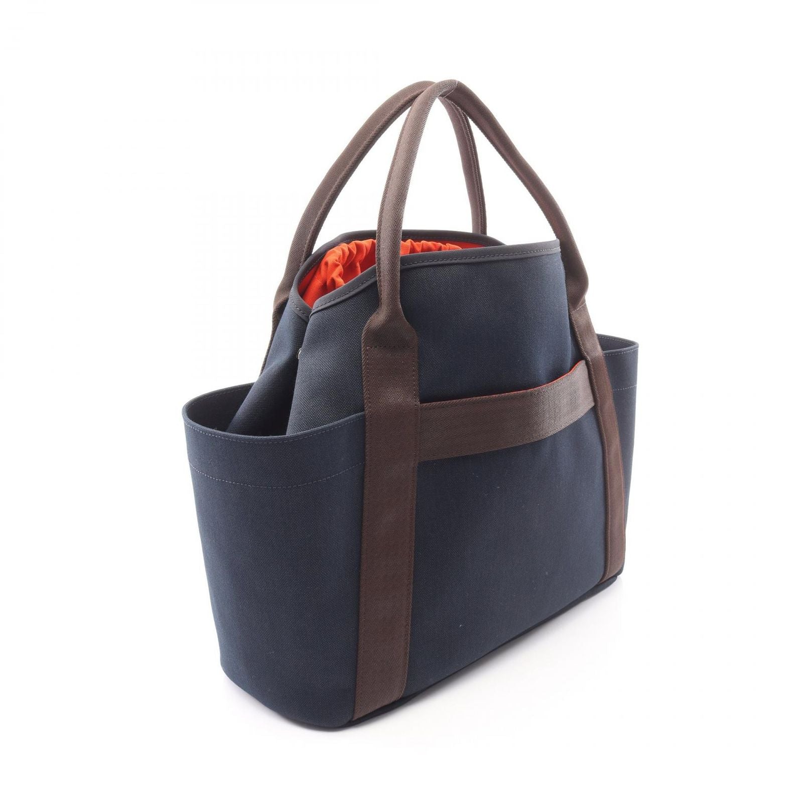 Hermes Tote Sac Panthere Jou Gourme 2-Way Blue Navy Canvas Sac Jou Fou — view 2