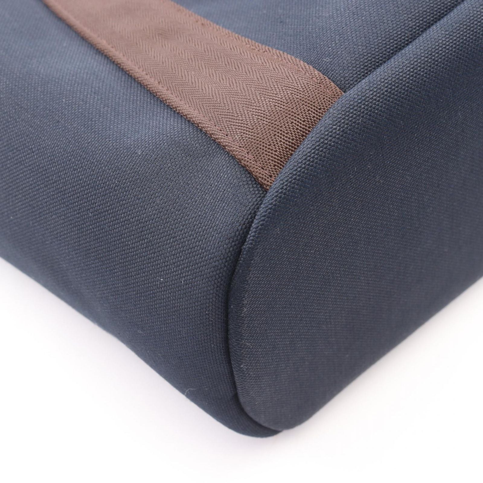 Hermes Tote Sac Panthere Jou Gourme 2-Way Blue Navy Canvas Sac Jou Fou — view 6