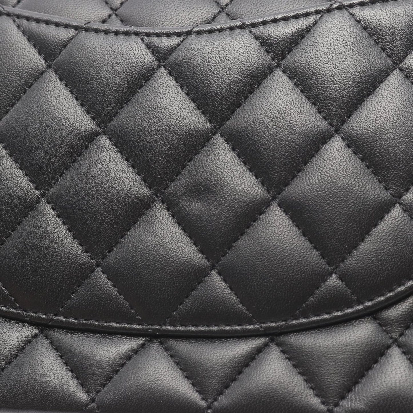 Chanel Shoulder Bag Quilted Double Flap Pink Gold Black Lambskin Chain — view 8
