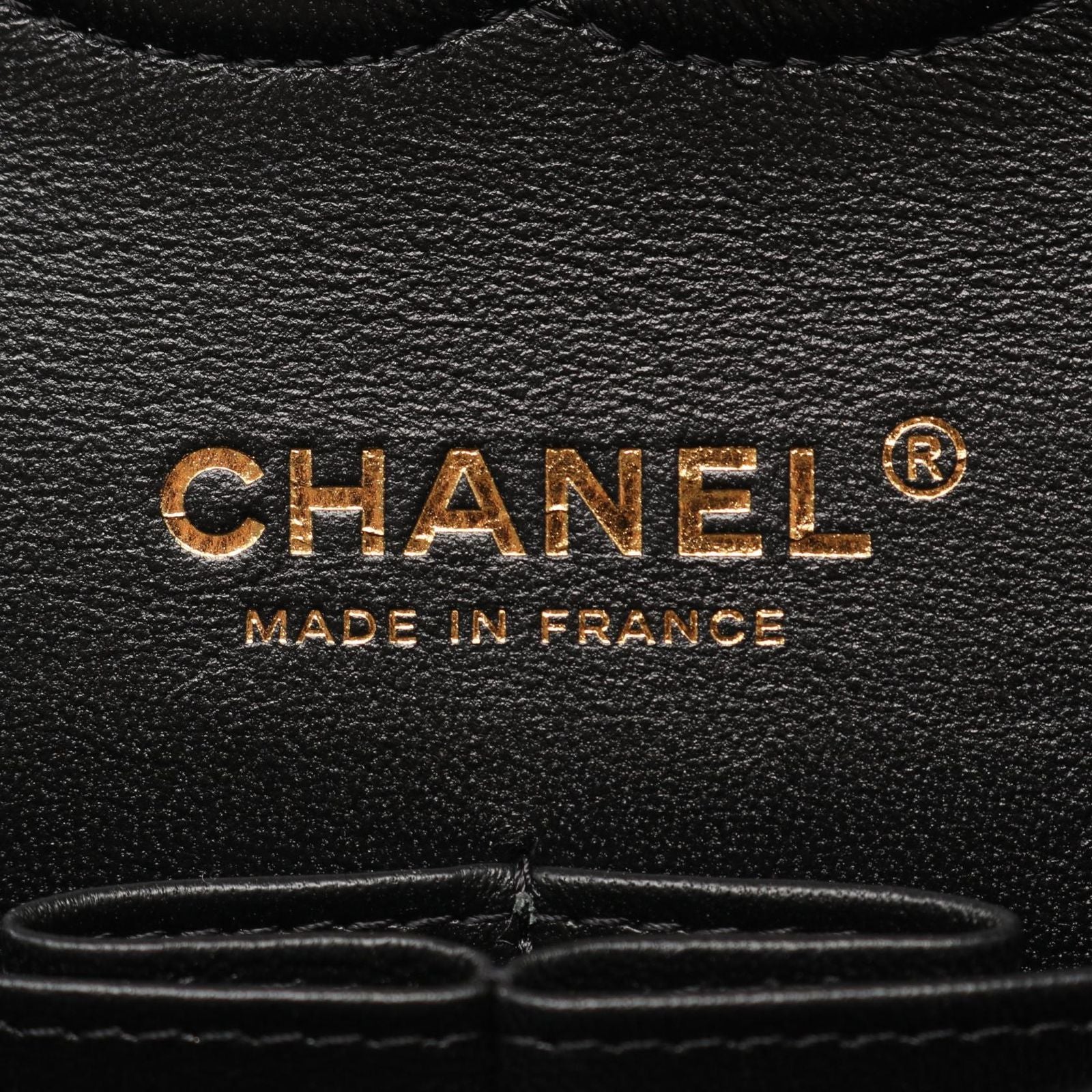 Chanel Shoulder Bag Quilted Double Flap Pink Gold Black Lambskin Chain — view 4