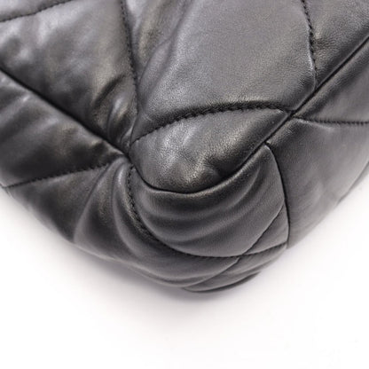 Chanel Shoulder Bag 19 Black Lambskin 19 Quilted Chain — view 7