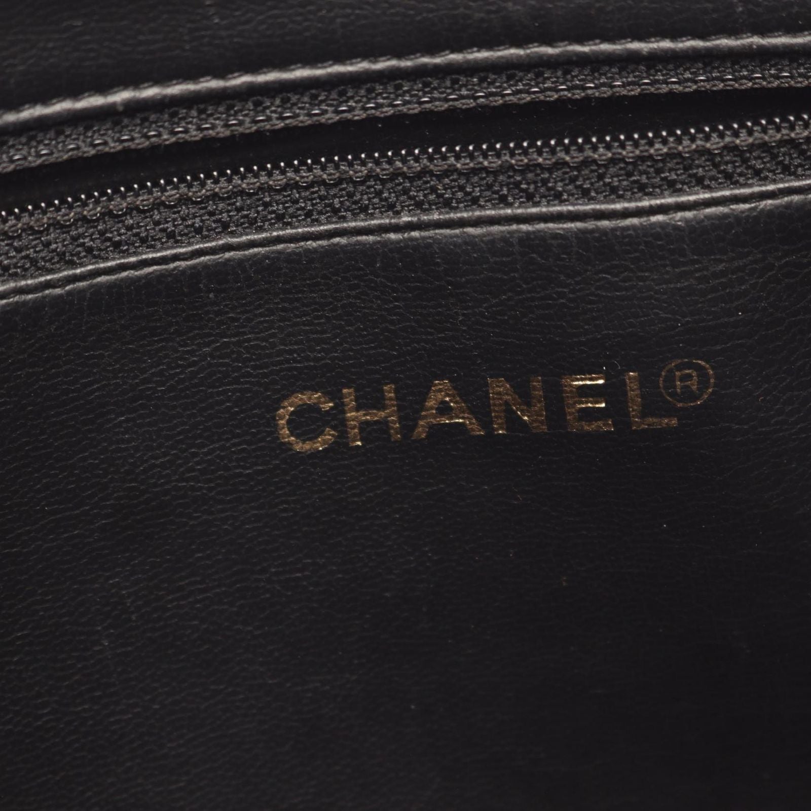 Chanel Tote Triple CC Logo Black Caviar Leather Coco — view 4
