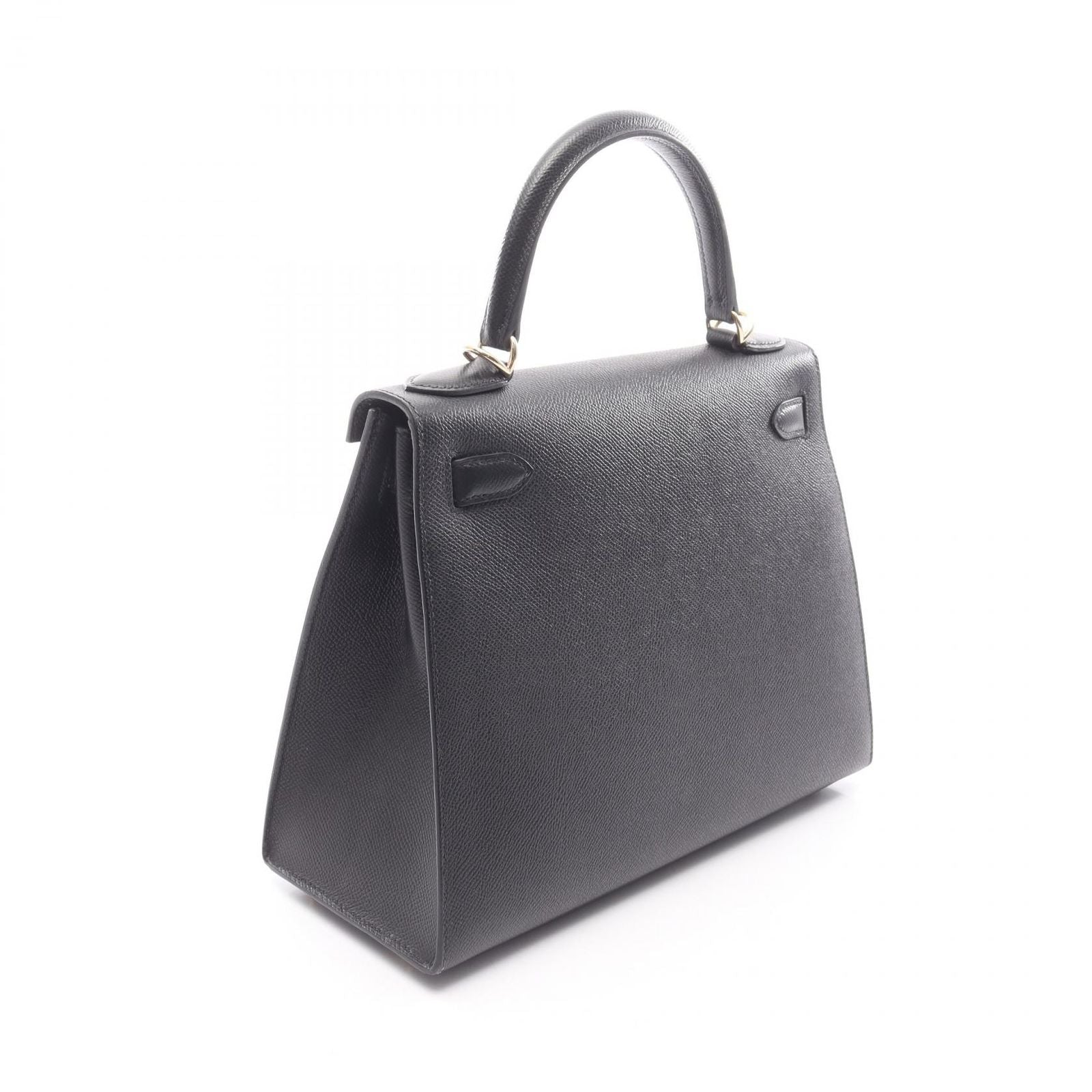 Hermes Handbag Kelly 28 Sellier 2-Way Black Leather Calf — view 2