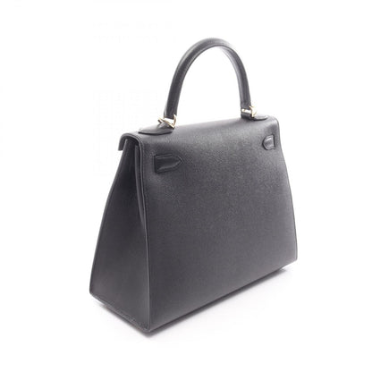 Hermes Handbag Kelly 28 Sellier 2-Way Black Leather Calf — view 2