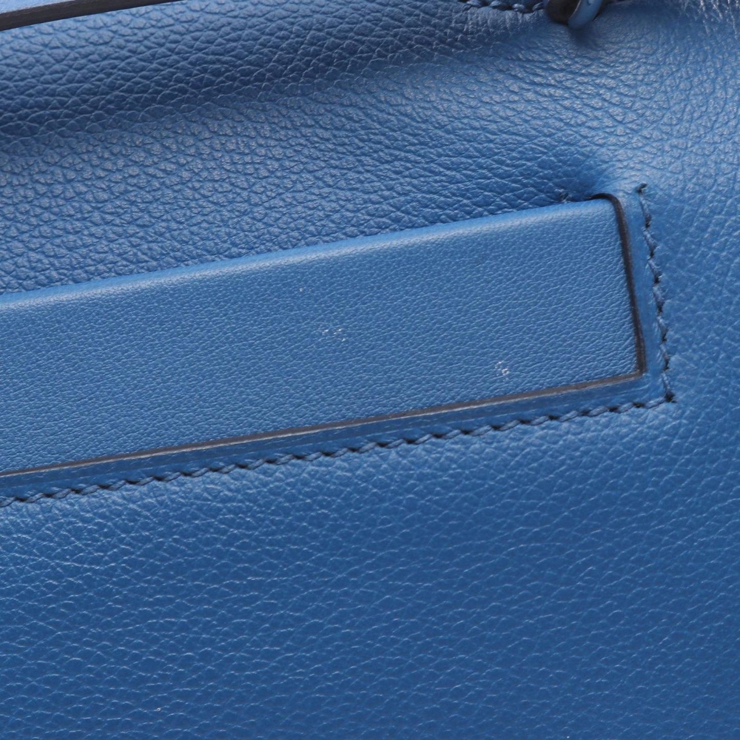 Hermes Handbag 24 Van Quatre 21 Verso Mini 2-Way Blue France Leather Calf Sac — view 7