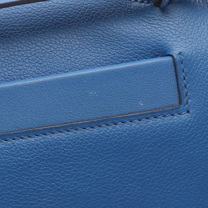 Hermes Handbag 24 Van Quatre 21 Verso Mini 2-Way Blue France Leather Calf Sac — view 7